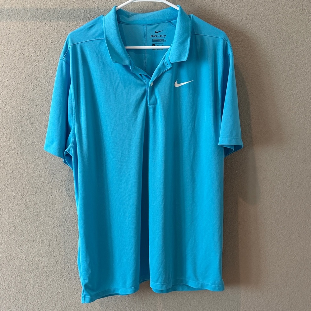 Nike Men's Blue Golf Polo